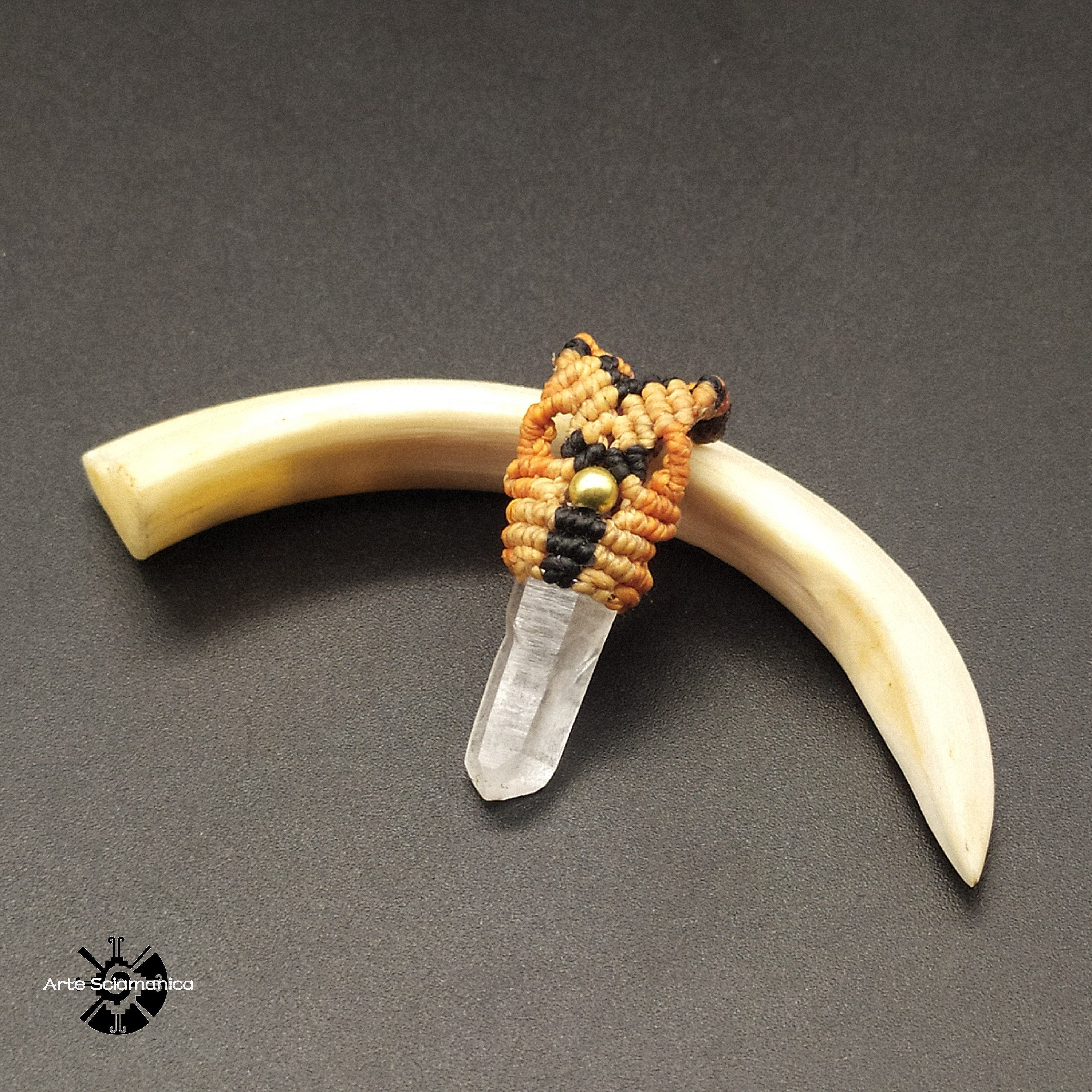 Collana con cristallo di rocca