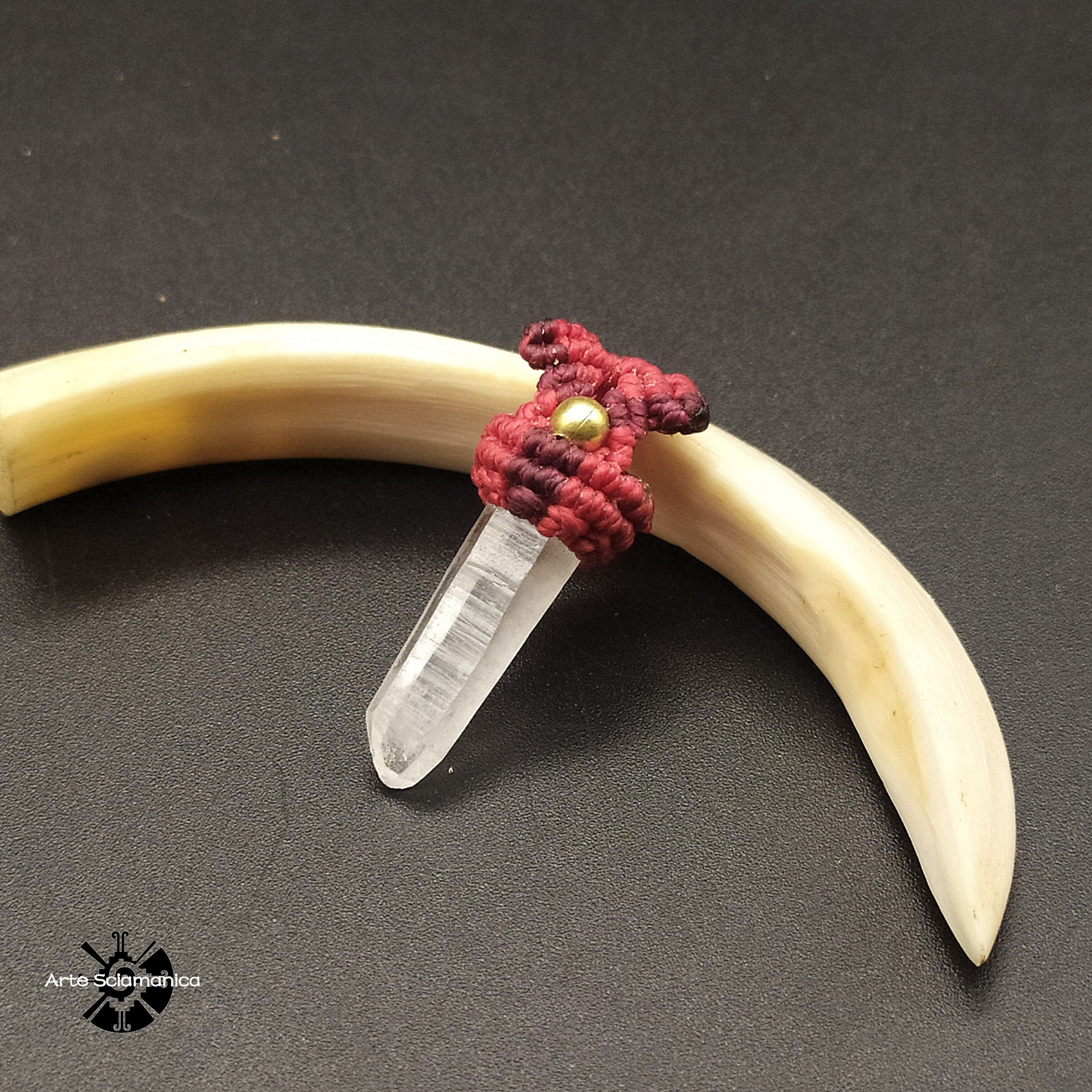 Collana con cristallo di rocca