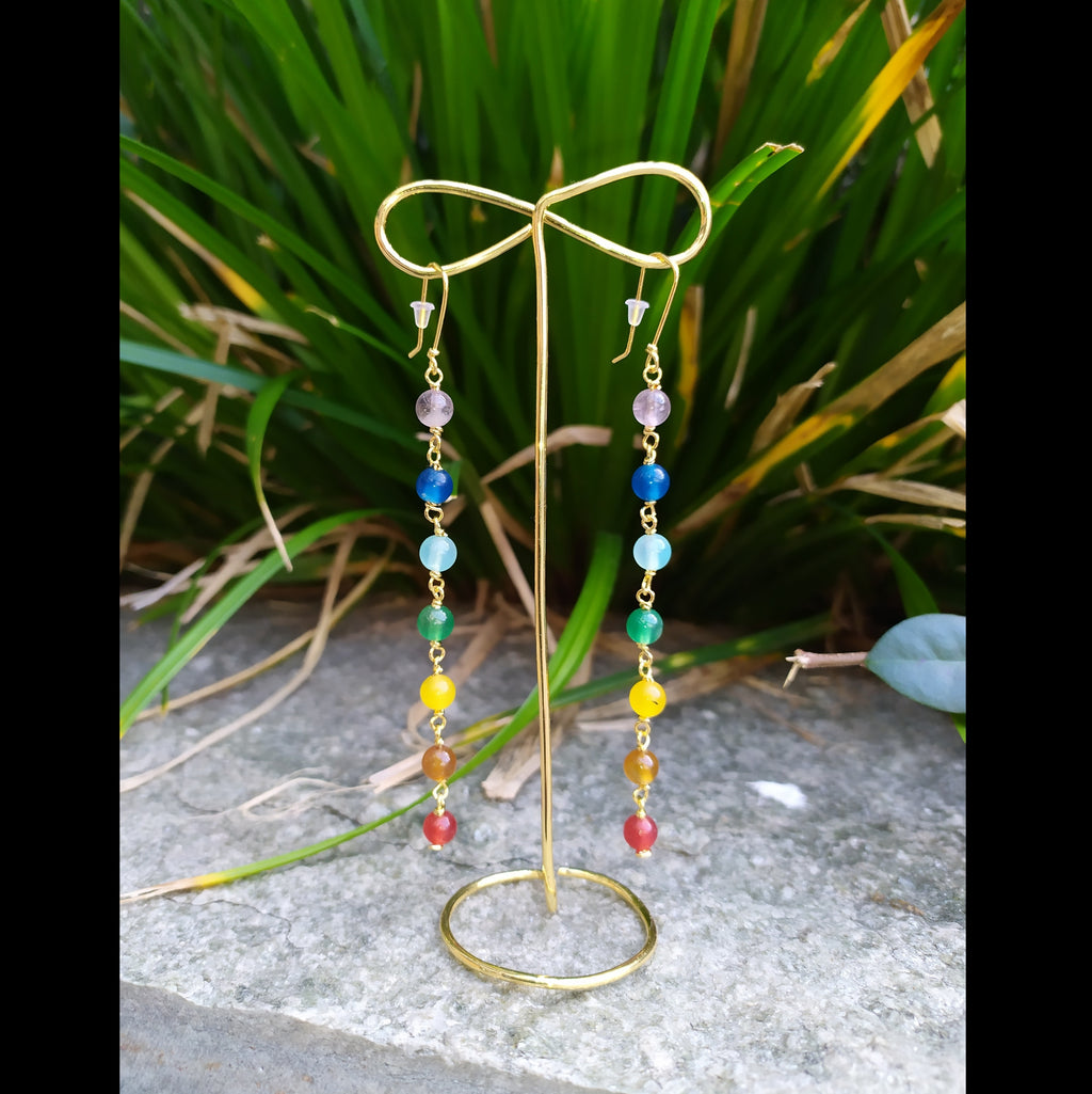 Orecchini "7 chakra"