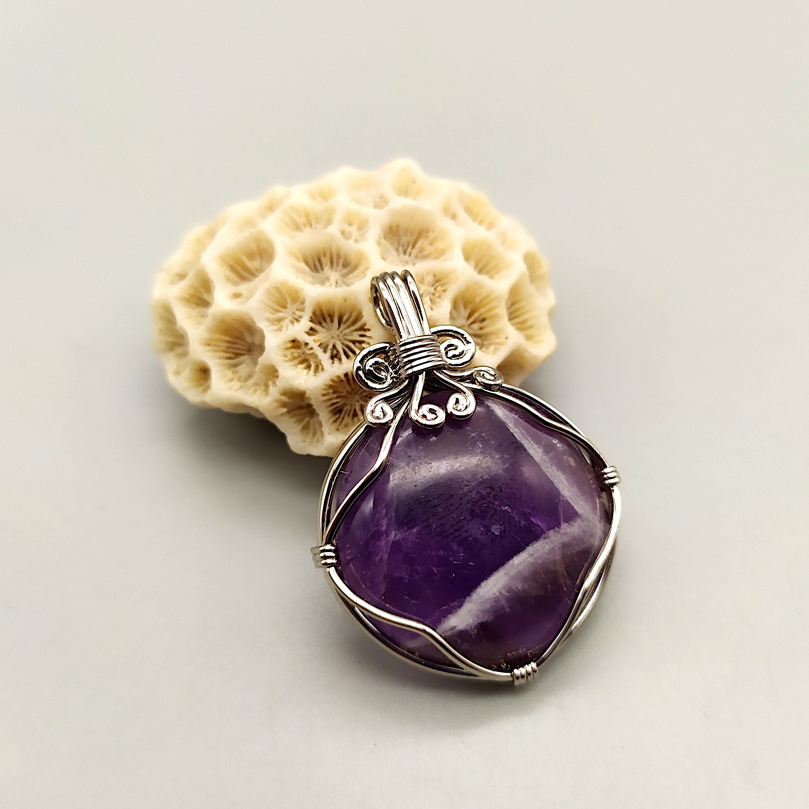 Ciondolo con ametista