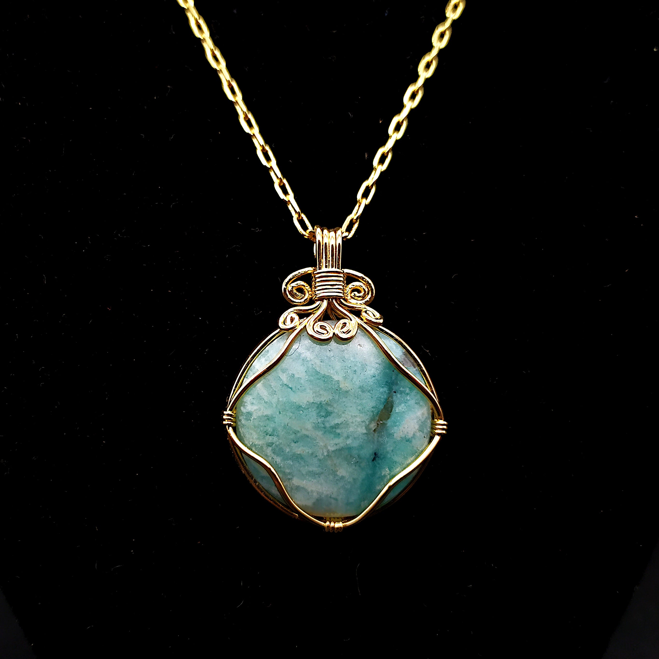 Ciondolo con amazzonite