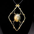 Collana con labradorite sunset