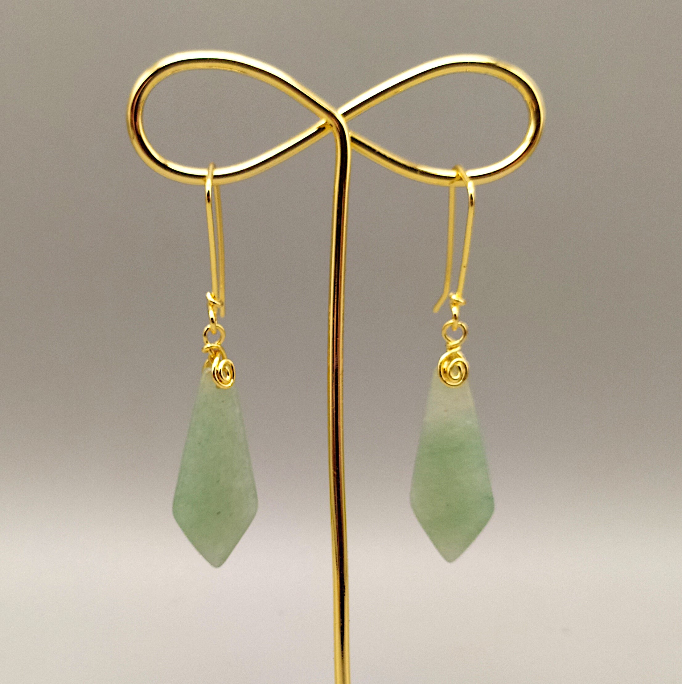 Orecchini con avventurina