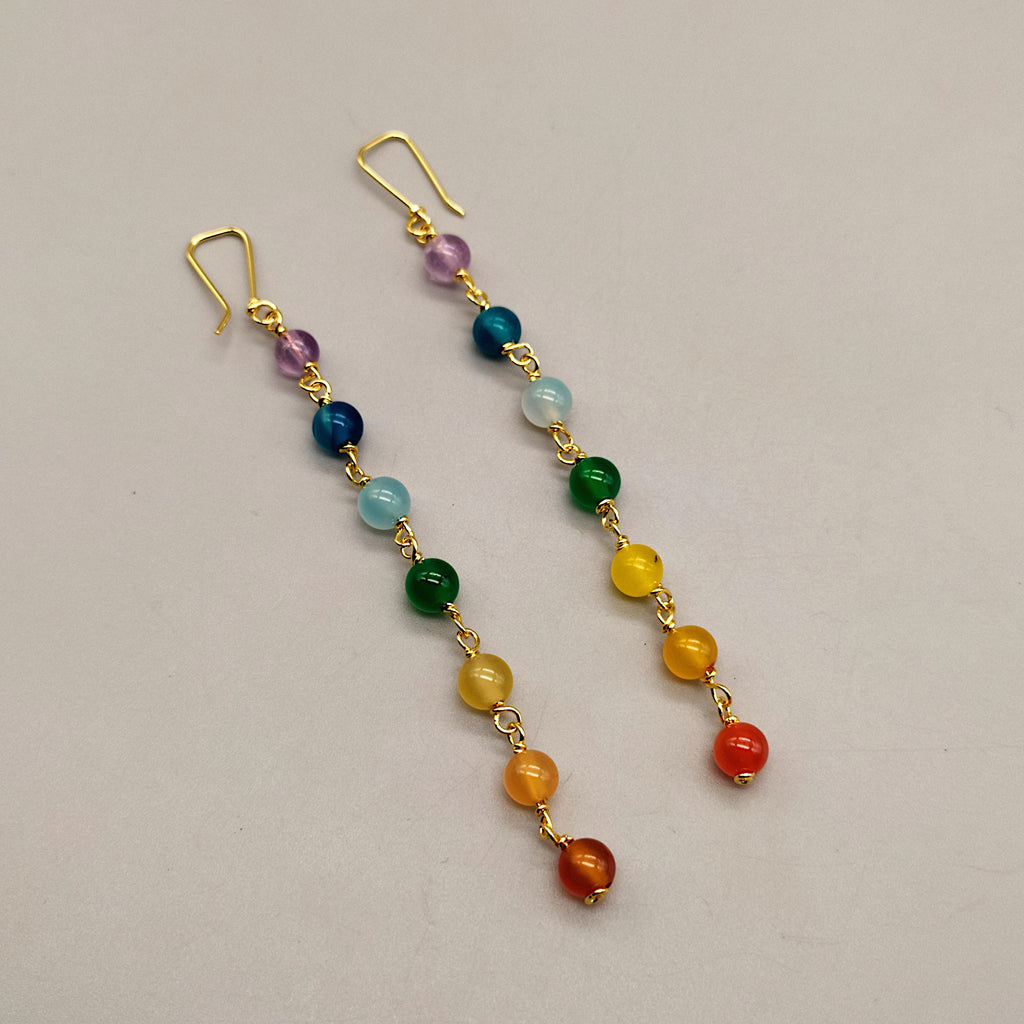 Orecchini "7 chakra"